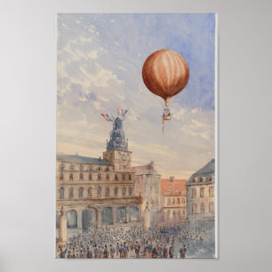 Poster d'illustration France vintage