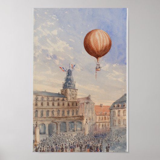 Poster d'illustration France vintage (Devant)