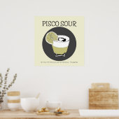 Poster d'illustration Pisco Sour (Cuisine)