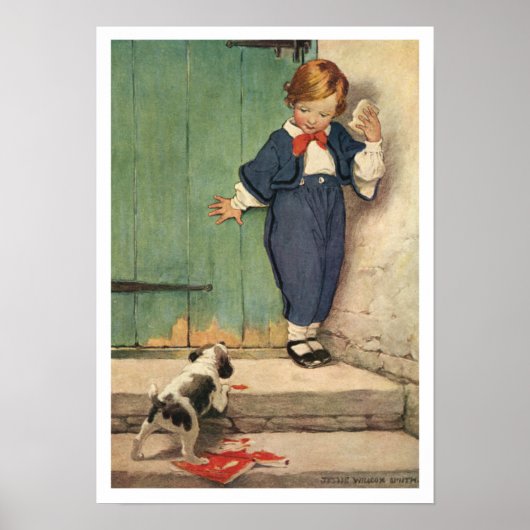 Poster d'illustration pour enfants vintage ou impr (Devant)