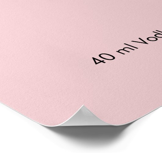 Poster d'illustration Retro Cosmopolitan (Coin)