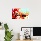 Poster Diluc de Genshin Impact (Bureau à domicile)