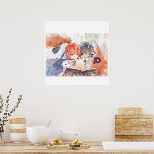 Poster Diluc kaeya (Cuisine)