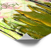 Poster d'images d'oiseaux et de poissons blancs (Coin)