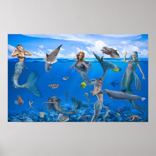 Poster d'Imaginaire des sirènes et des dauphins (Devant)