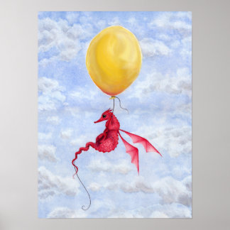 Poster d'Imaginaire Dragon Art - Up in the Air
