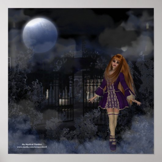 Poster d'Imaginaire gothique du soir Imprimer (Devant)