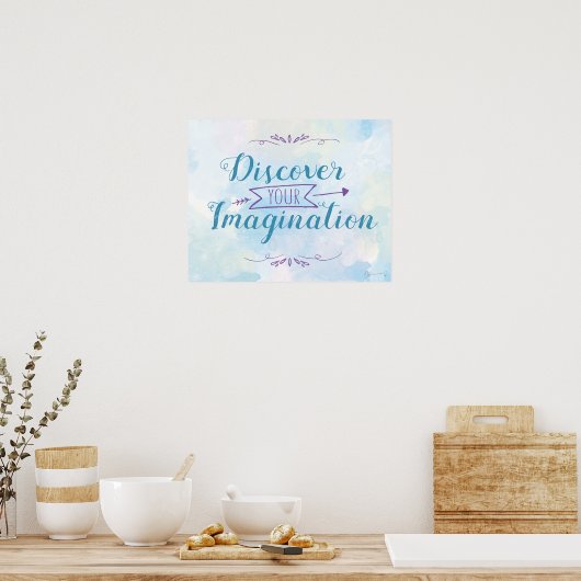 Poster d'Imagination (Bleu) (Cuisine)