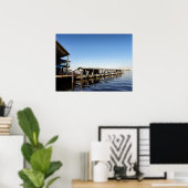 Poster Dimanche à la marina | Perth, Australie (Bureau à domicile)