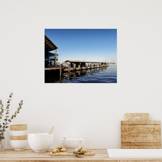 Poster Dimanche à la marina | Perth, Australie (Cuisine)