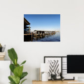 Poster Dimanche à la marina | Perth, Australie (Bureau à domicile)