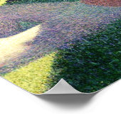 Poster Dimanche après-midi à La Grande par Georges Seurat (Coin)