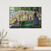 Poster Dimanche Après-Midi Seurat Neo Impressionniste Pei (Cuisine)