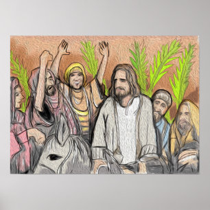 Poster Dimanche de Jesus Palm