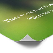 Poster Dimanche du Palm en vert (Coin)