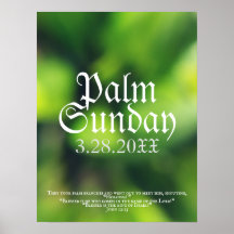 Dimanche du Palm en vert