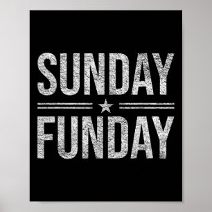 Poster Dimanche Fun Brunch Footll Sports Bbq Église 1