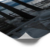 Poster Dimanche lever du soleil sur le lac Tahoe (Coin)