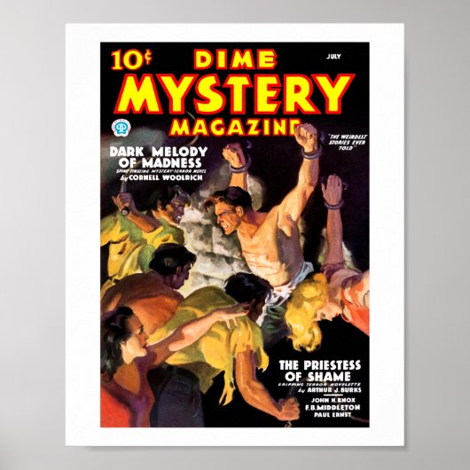 Poster Dime Mystery Magazine (juillet 1935) (Devant)
