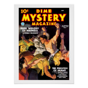 Poster Dime Mystery Magazine (juillet 1935)