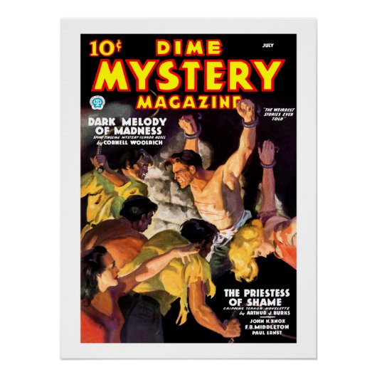 Poster Dime Mystery Magazine (juillet 1935) (Devant)