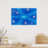 Poster Dimension des bras fluorescents (Cuisine)