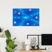 Poster Dimension des bras fluorescents (Bureau à domicile)