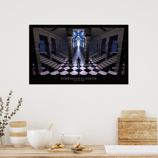 Poster Dimensional Depth (Cuisine)