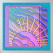 Poster Dimensionner Abstrait (Devant)