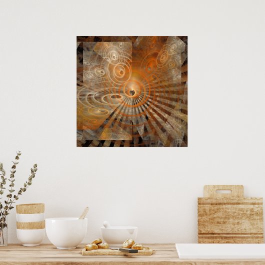 Poster 'Dimensions du coeur ouvert' (Cuisine)