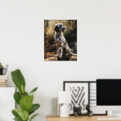 Poster d'impression anglais Setter Dog Art (Bureau à domicile)