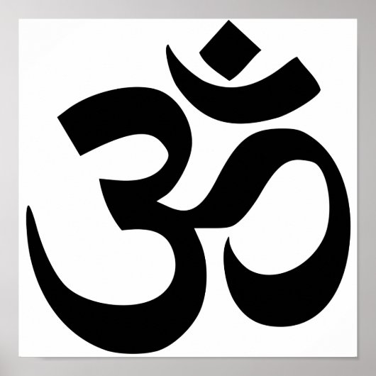 Poster d'impression Aum/Om (Devant)