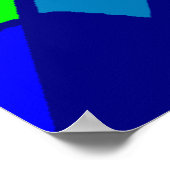 Poster d'impression Blue Art (Coin)
