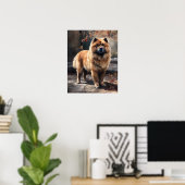 Poster d'impression Chow Chow Dog Art (Bureau à domicile)