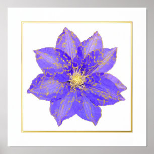Poster d'impression Clematis Foil Accent