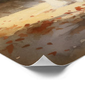 Poster d'impression Collie Dog Art (Coin)