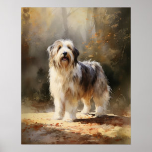 Poster d'impression Collie Dog Art
