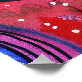 Poster d'impression couleur brillant psychédélique (Coin)