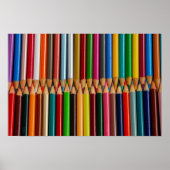 Poster d'impression couleur crayon (Devant)