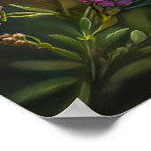 Poster d'impression d'Alyssum rose (Coin)