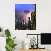 Poster d'impression d'art 24" x 30" (Bureau à domicile)
