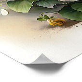 Poster d'impression d'art à la Fleur de Violas Bla (Coin)