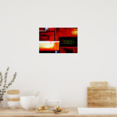 Poster d'impression d'art Abstrait (Cuisine)