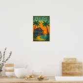 Poster d'impression d'art de Floride (Cuisine)