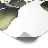 Poster d'impression d'art en crème blanche (Coin)