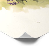 Poster d'impression d'art Lilac Fleurs (Coin)