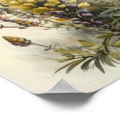 Poster d'impression d'Art Lupine Jaune (Coin)