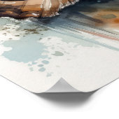 Poster d'impression d'art papillon commun (Coin)