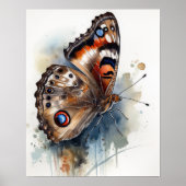 Poster d'impression d'art papillon commun (Devant)