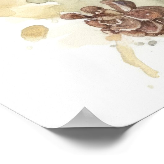 Poster d'impression d'art papillon commun (Coin)